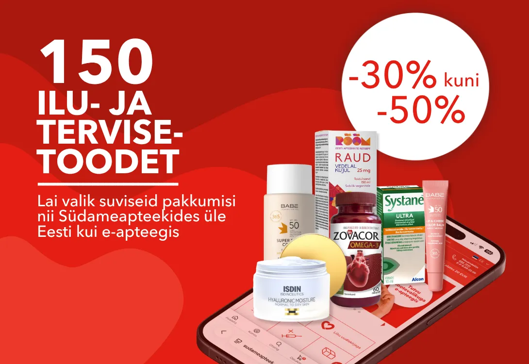 150 -30% kuni -50% sooduspakkumist