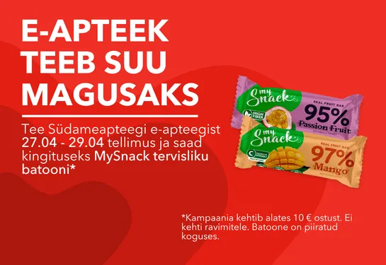 tellimusega kaasa mysnack batoon