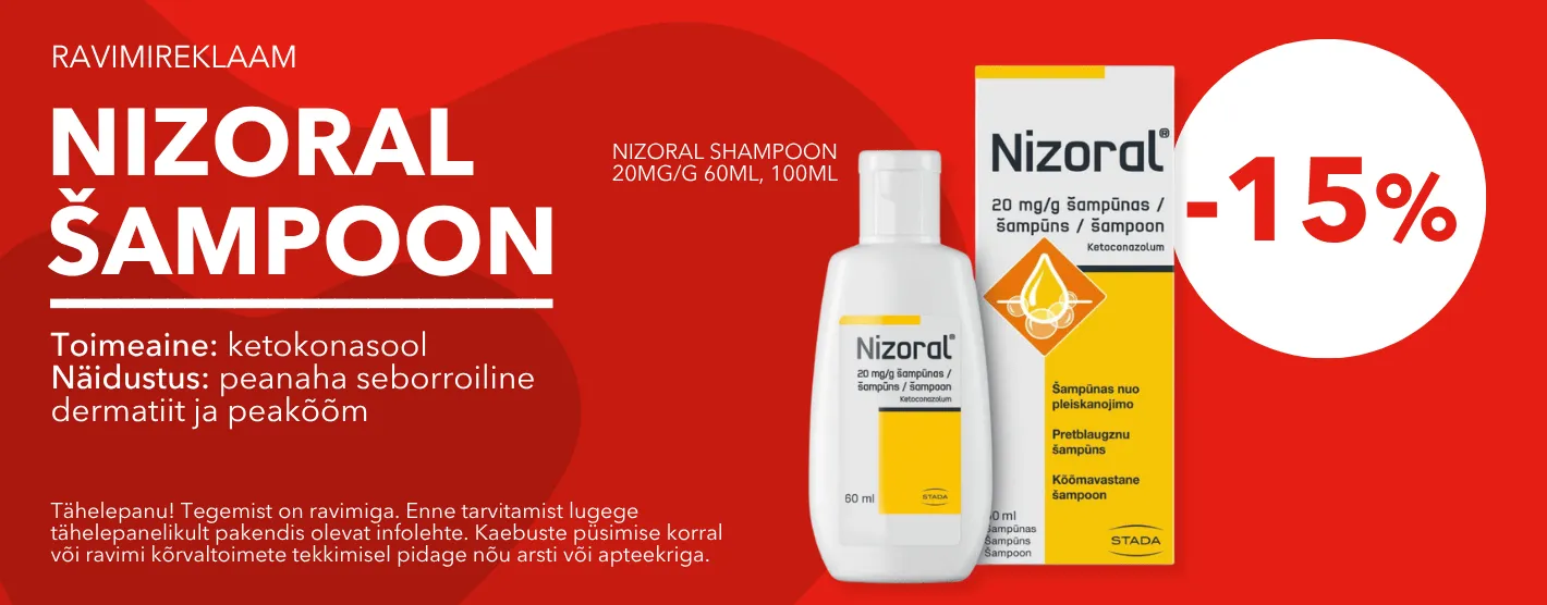 nizoral care sampoonid