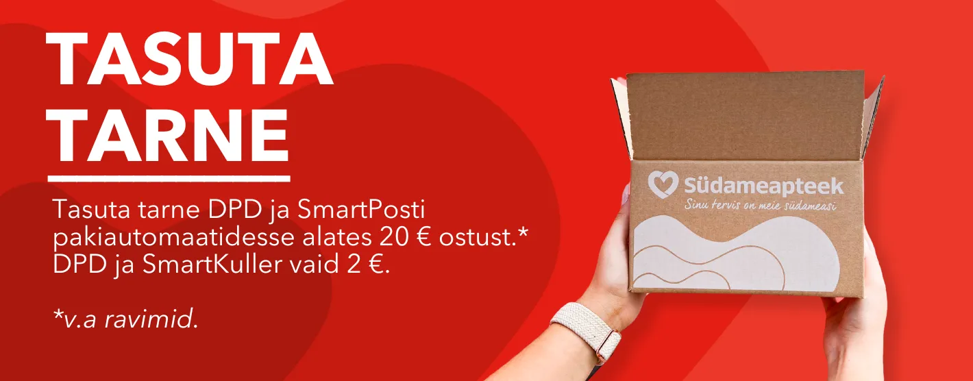 Tasuta tarne pakiautomaati