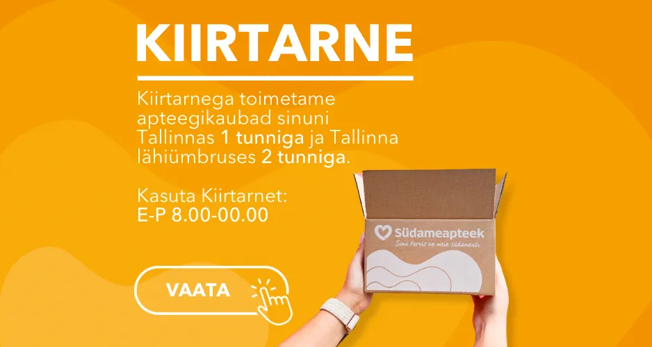 Südameapteegi 1 tunni kiirtarne