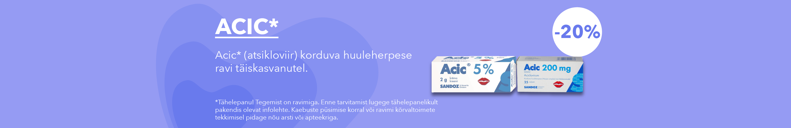 Herpese ravi