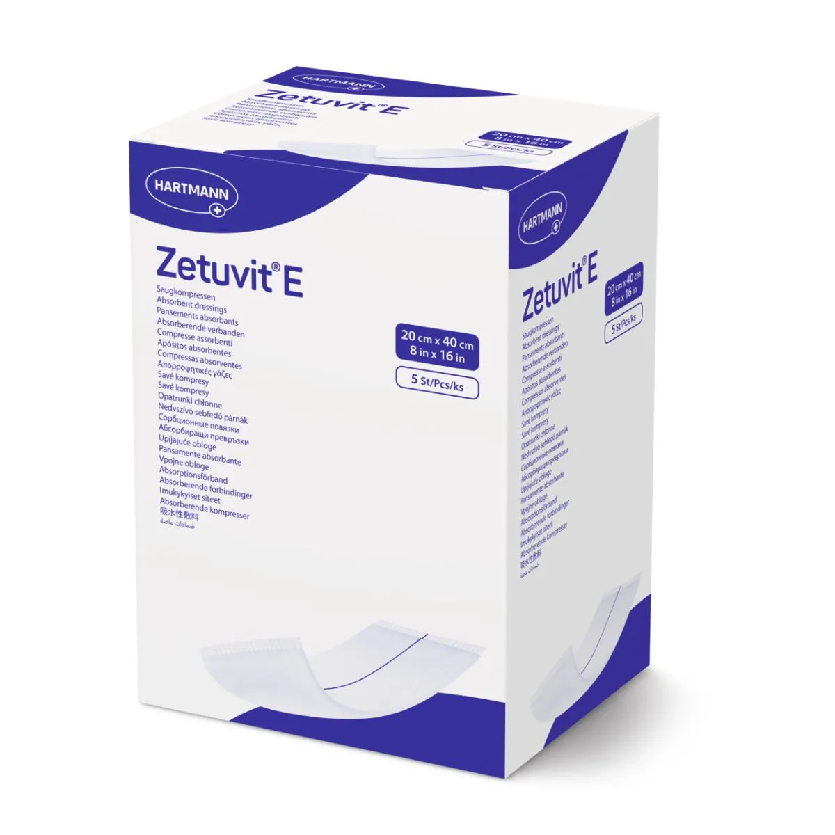 ZETUVIT E STERIILNE 20X40CM N5 - Product Image