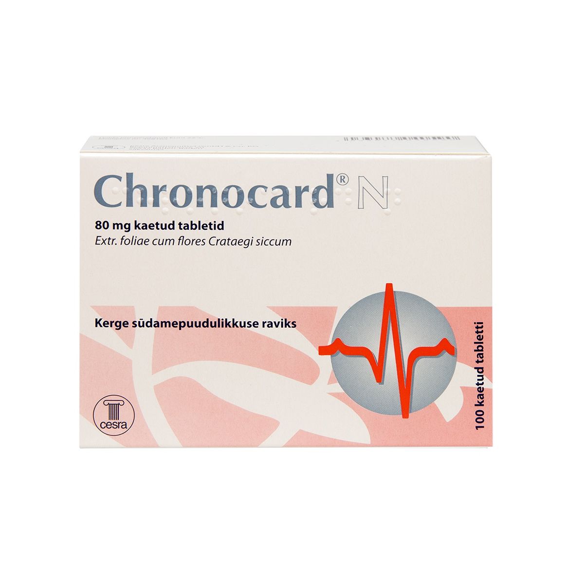 CHRONOCARD N KAETUD TBL 80MG N100