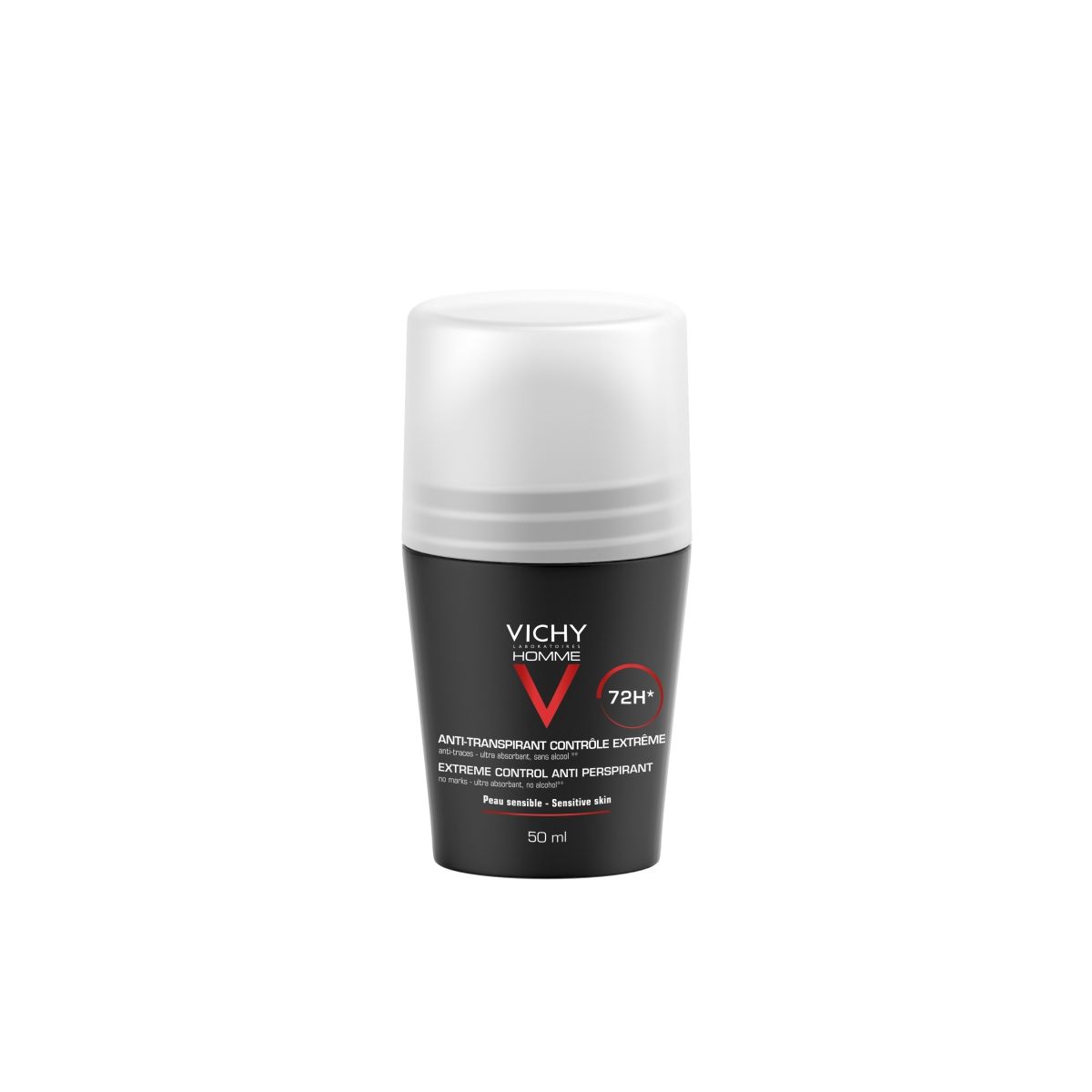 VICHY HOMME ANTIPERSPIRANT ROLL-ON HIGISTAMISVASTANE 50ML - Product Image