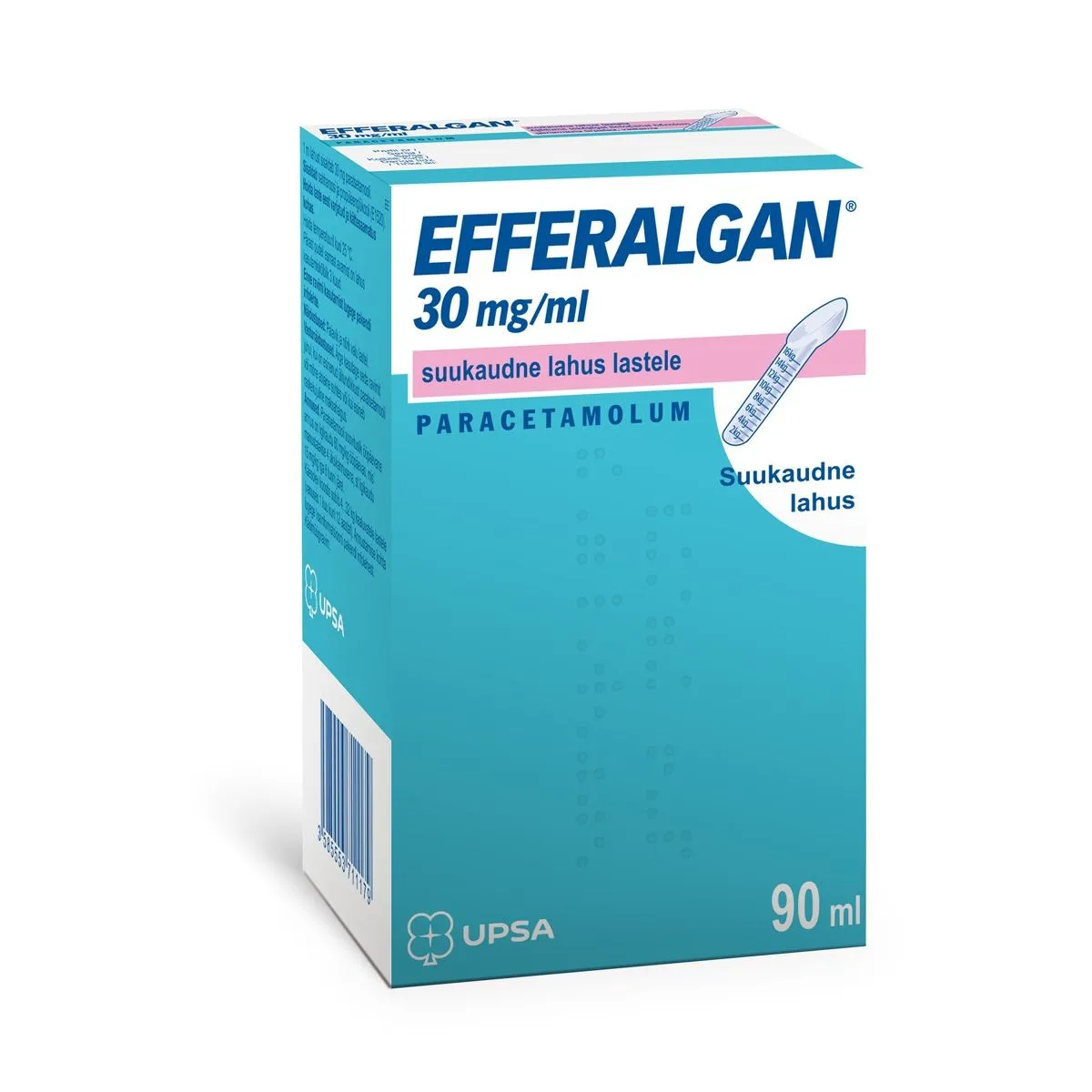 EFFERALGAN SUUKAUDNE LAHUS 30MG/ML 90ML - Product Image