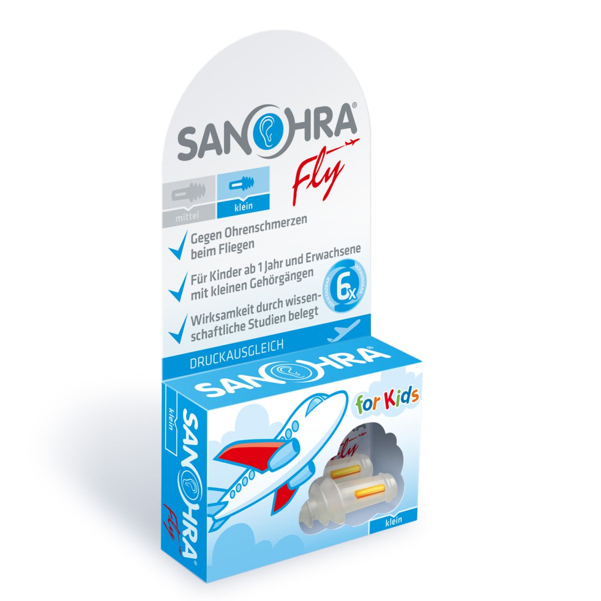 KÕRVATROPID SANOHRA FLY LASTELE N2 1 PAAR - Product Image