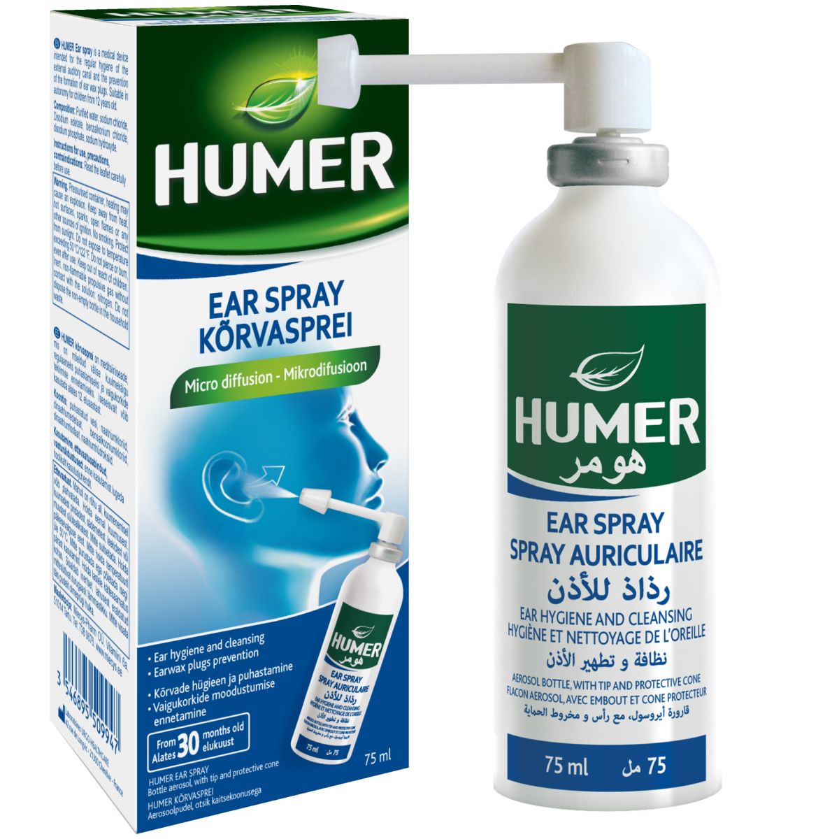 HUMER KÕRVASPREI 75ML - Product Image