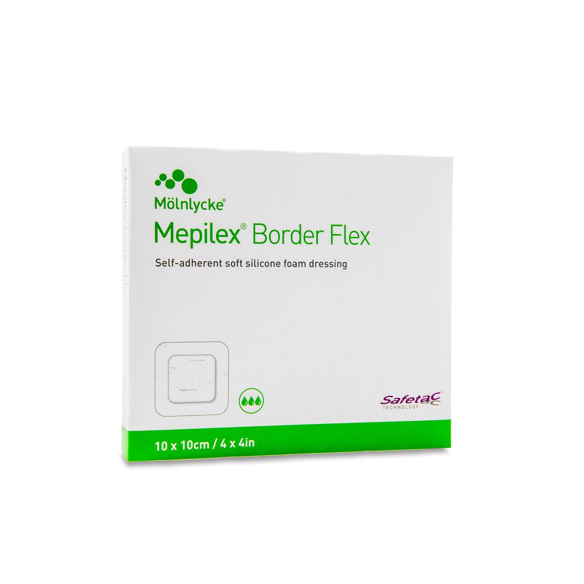 MEPILEX BORDER FLEX 10X10CM N5 STER - Product Image