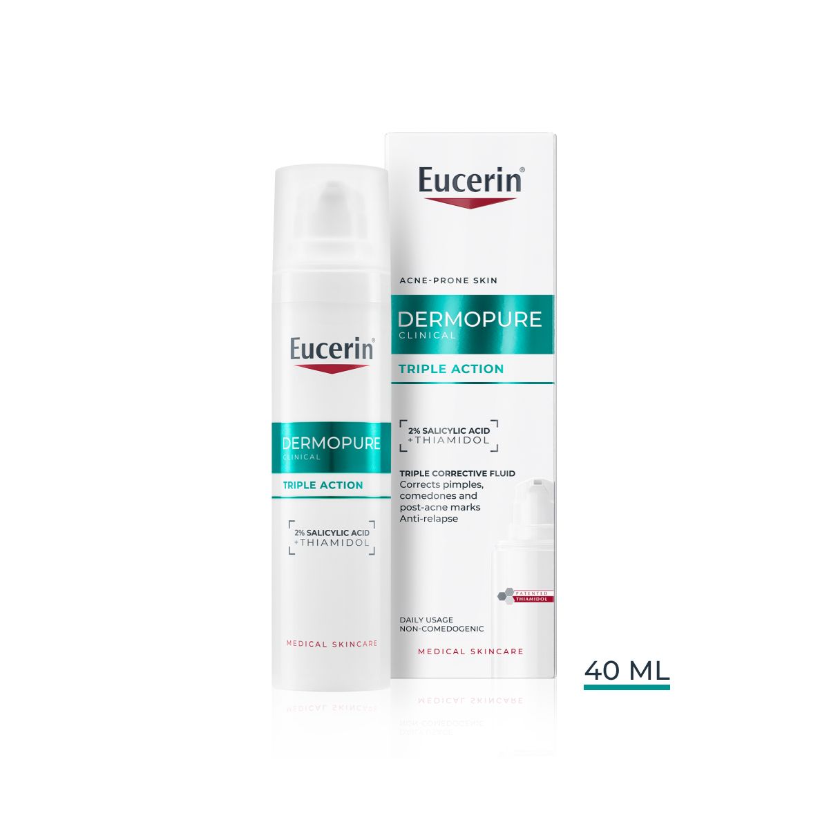 EUCERIN DERMOPURE CLINICAL EMULSIOON KORRIGEERIV 40ML - Product Image