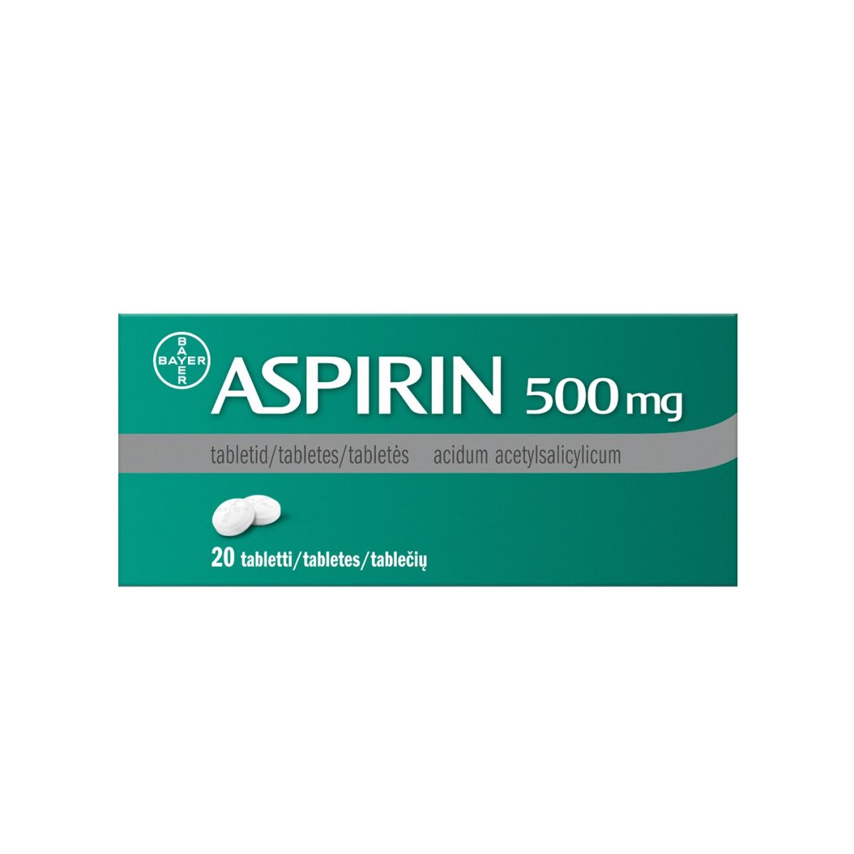 ASPIRIN TBL 500MG N20 - Product Image