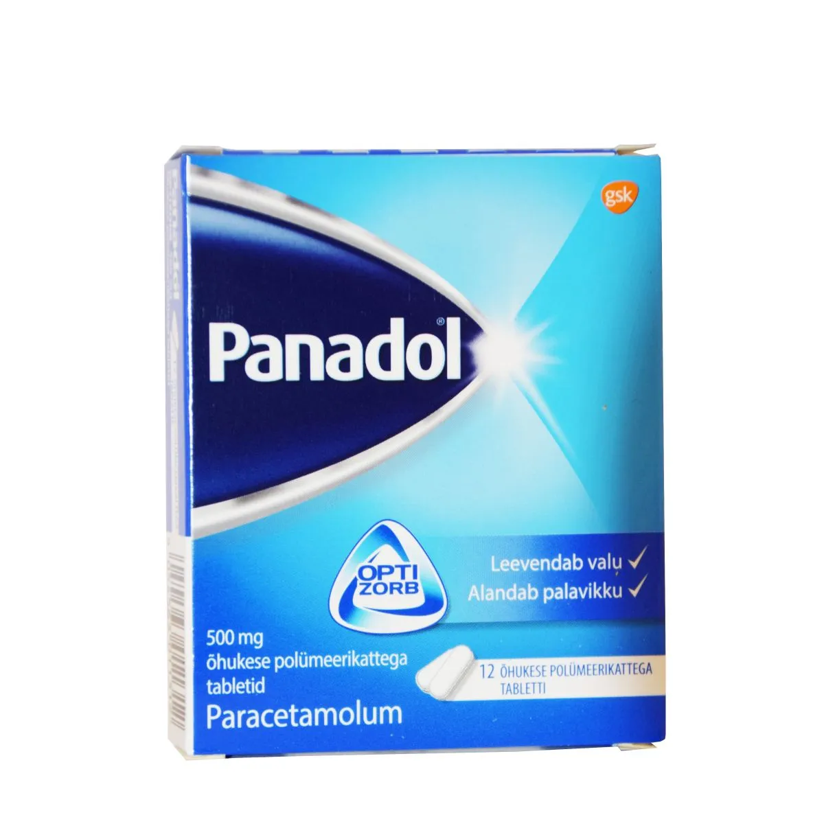 PANADOL OPTIZORB TBL 500MG N12 - Product Image