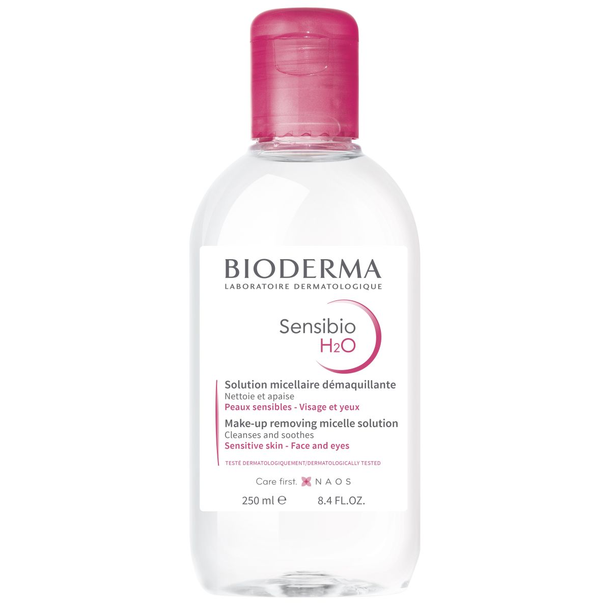 BIODERMA SENSIBIO H2O MITSELLAARVESI TUNDLIKULE NAHALE 250ML - Product Image