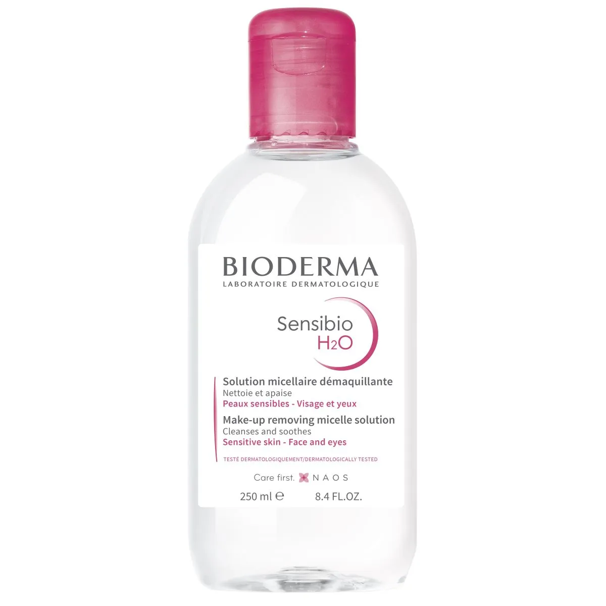 BIODERMA SENSIBIO H2O MITSELLAARVESI TUNDLIKULE NAHALE 250ML - Product Image