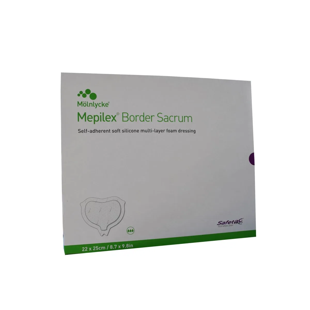 MEPILEX BORDER SACRUM 22X25CM VAHTMATERJALIST PLAASTER N5 - Product Image