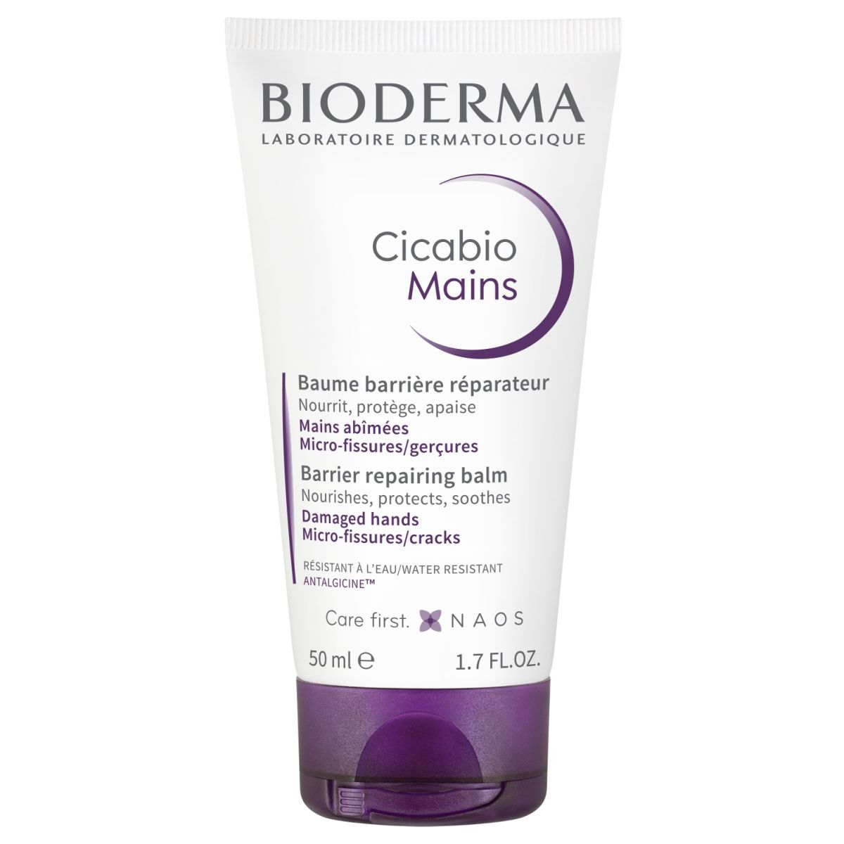 BIODERMA CICABIO KÄTEKREEM KAHJUSTATUD NAHALE 50ML - Product Image