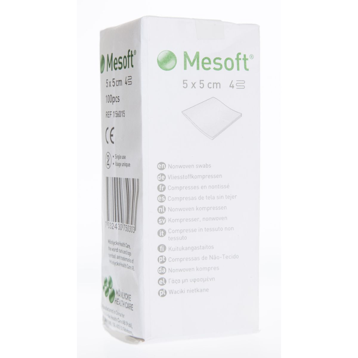 MESOFT TAMPOONID MITTESTER 5X5CM N100 - Product Image
