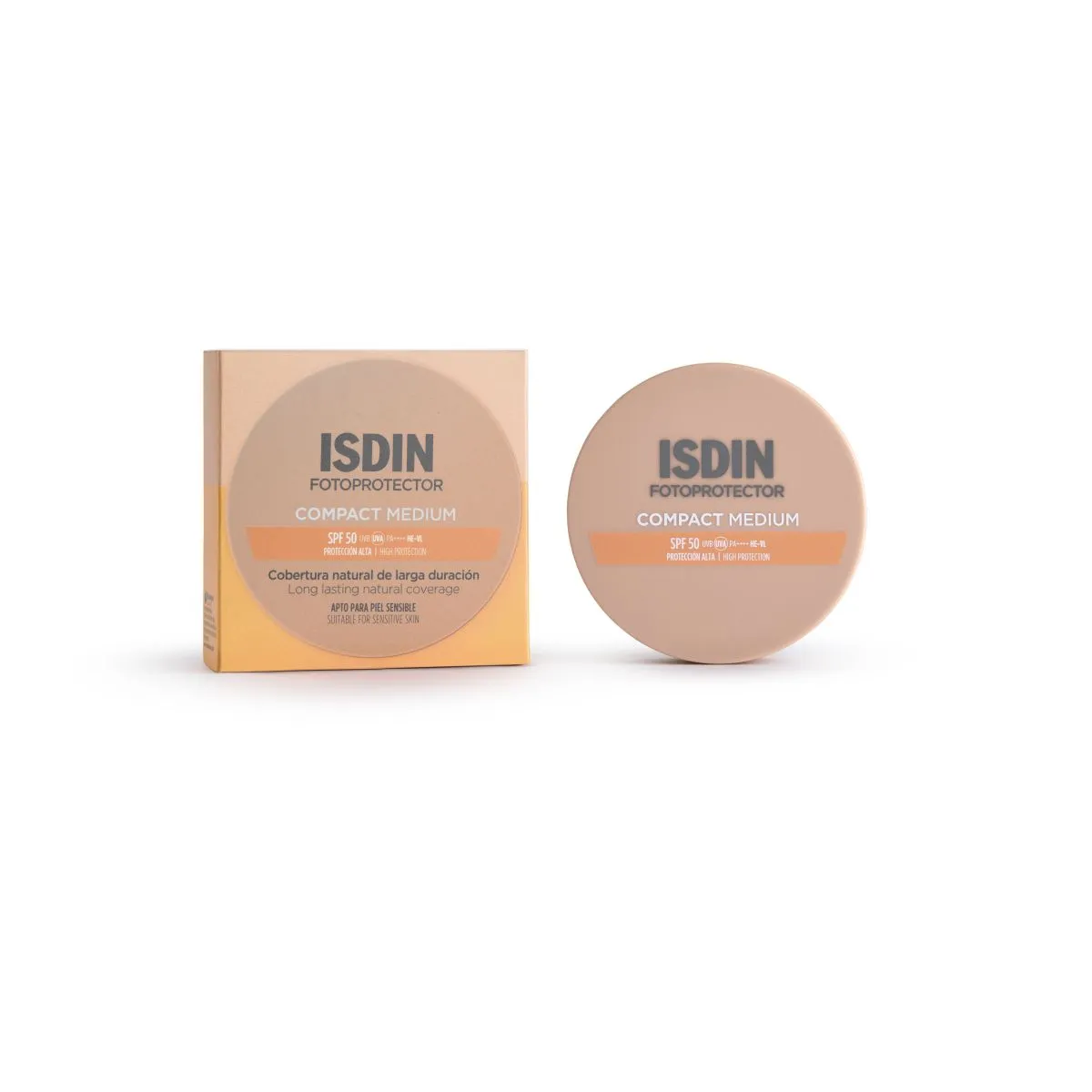 ISDIN SUN KOMPAKTPUUDERKREEM SPF50 (MEDIUM) 10G - Product Image