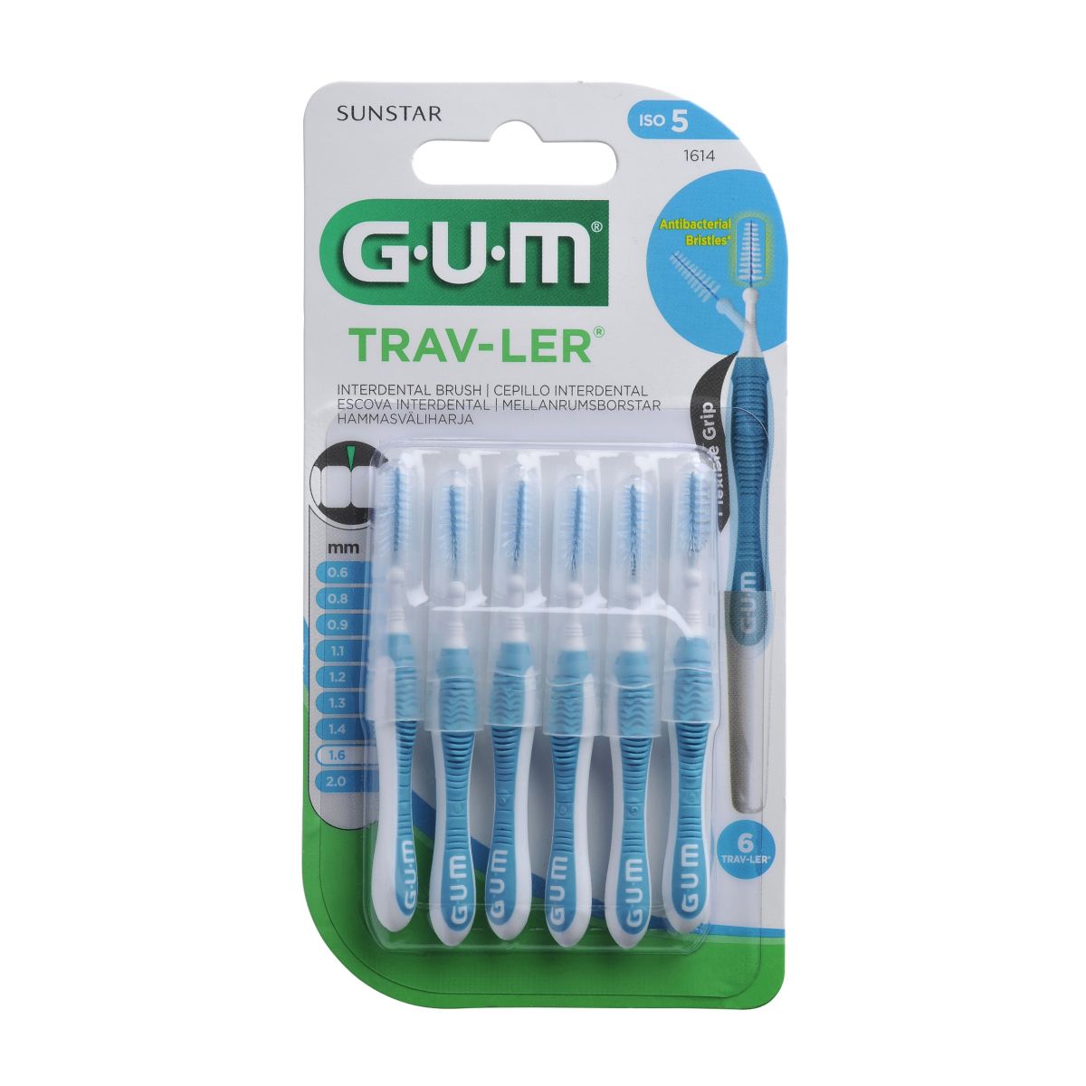 GUM HAMBAVAHEHARI TRAV-LER KOONUS 1,6MM N6 - Product Image