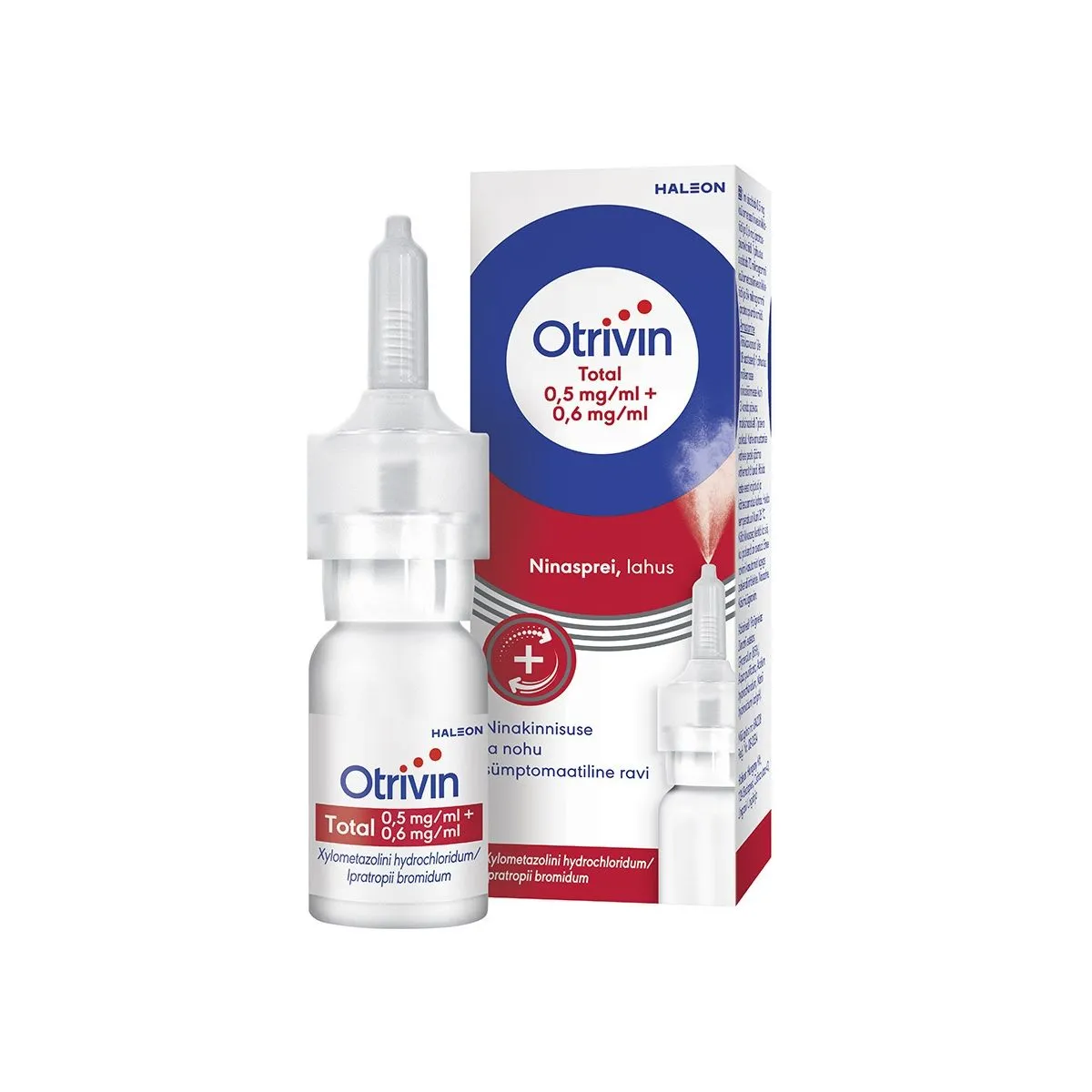 OTRIVIN TOTAL NINASPREI 0,5MG+0,6MG/ML 10ML - Product Image