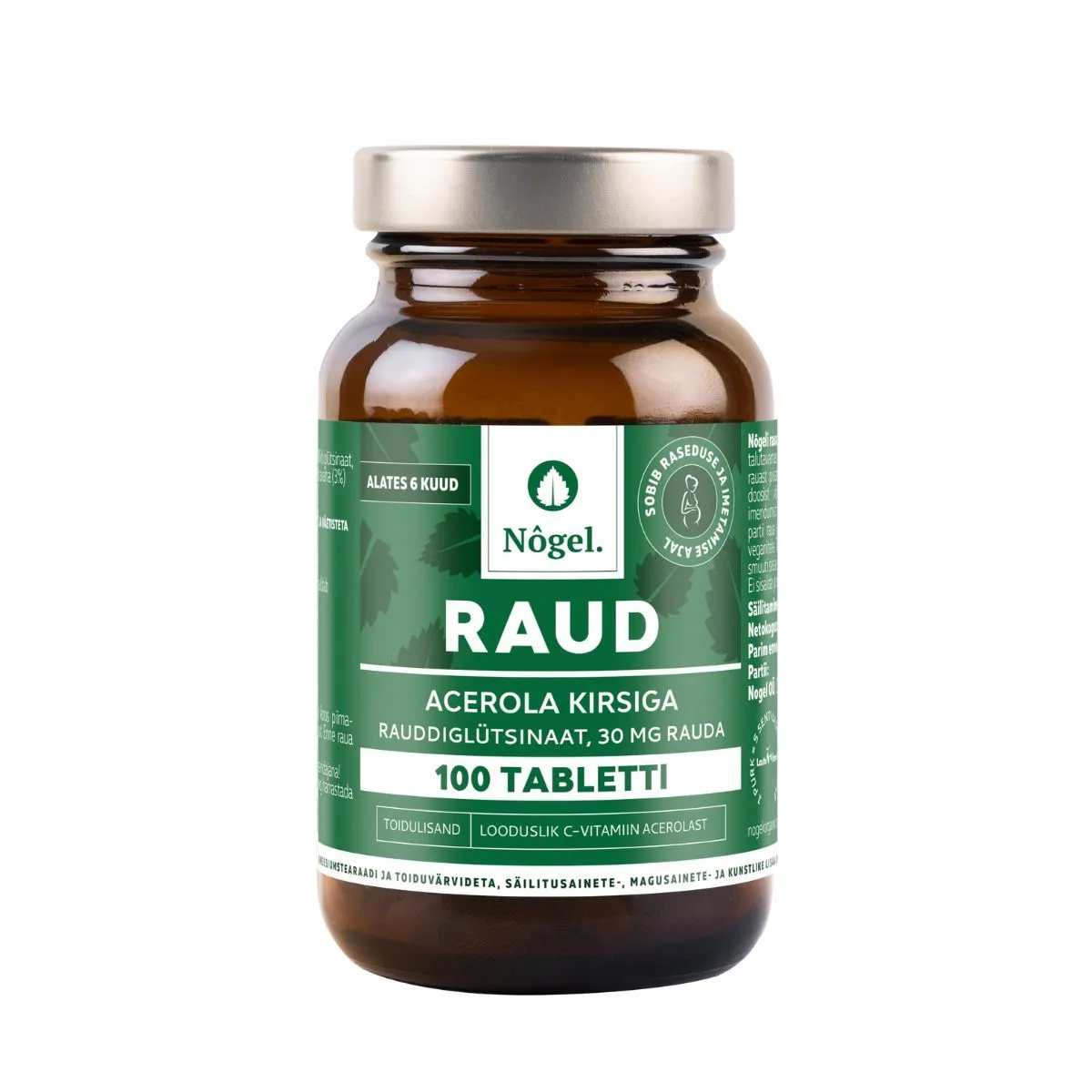 NÕGEL RAUD ACEROLA KIRSIGA 30MG N100 - Product Image