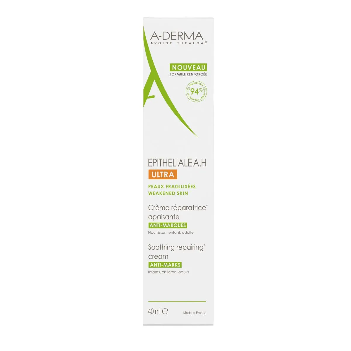 A-DERMA EPITHELIALE ULTRA KREEM TAASTAV 40ML - Product Image