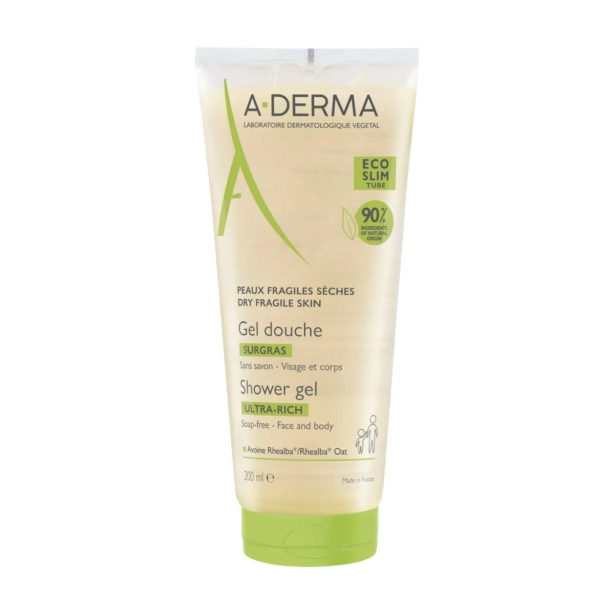 A-DERMA DUSHIGEEL KAERAEKSTRAKTIGA 200ML - Product Image