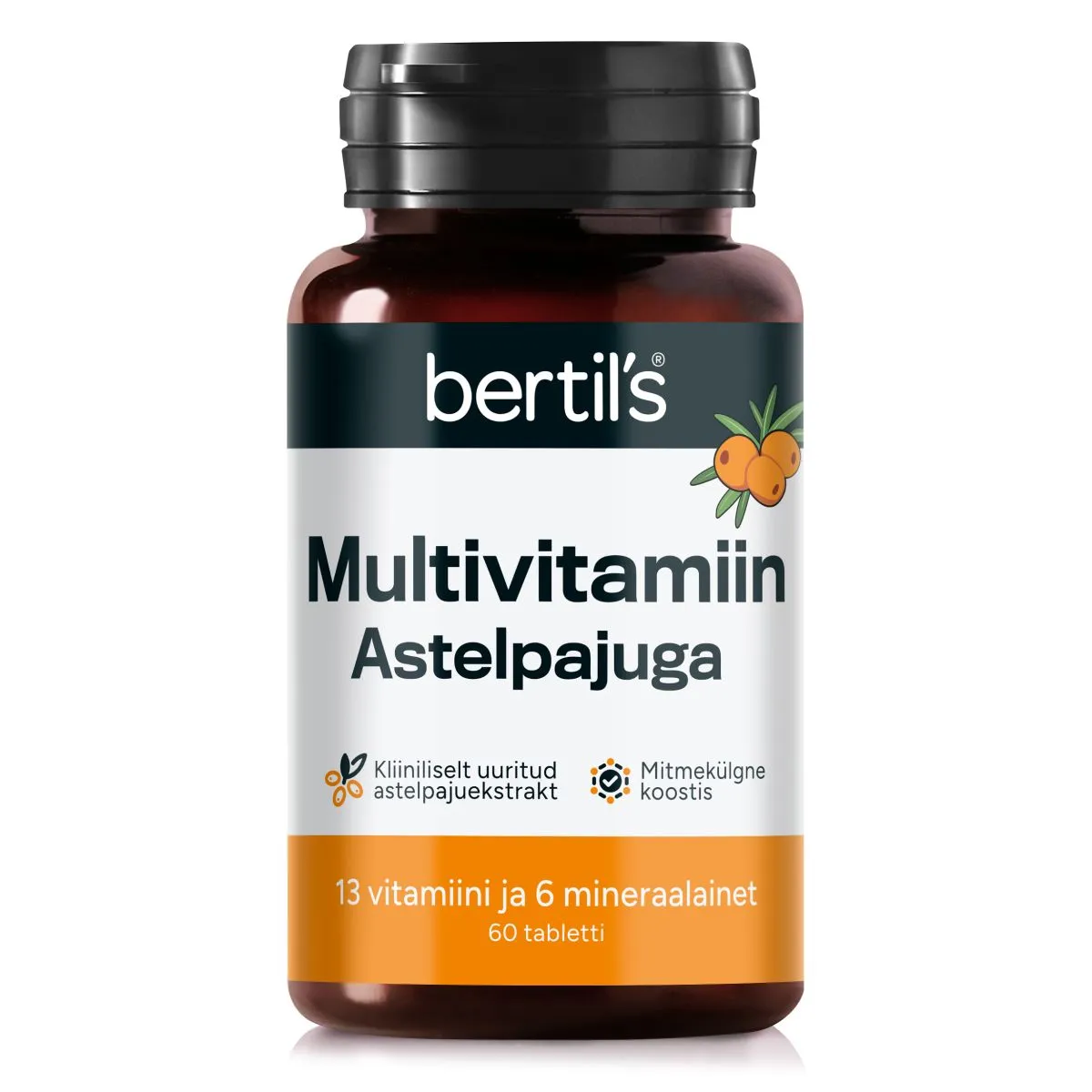 BERTILS MULTIVITAMIIN ASTELPAJUGA TBL N60 - Product Image