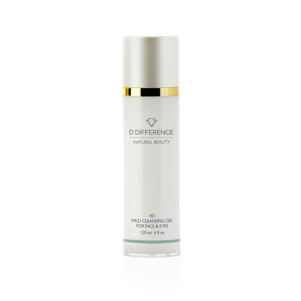 D`DIFFERENCE NATURAL BEAUTY 4D PUHASTUSGEEL NÄOLE 120ML - Product Image