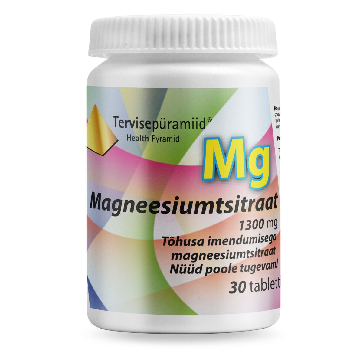 TERVISEPÜRAMIID MAGNEESIUMTSITRAAT TBL 1300MG N30 UUS - Product Image