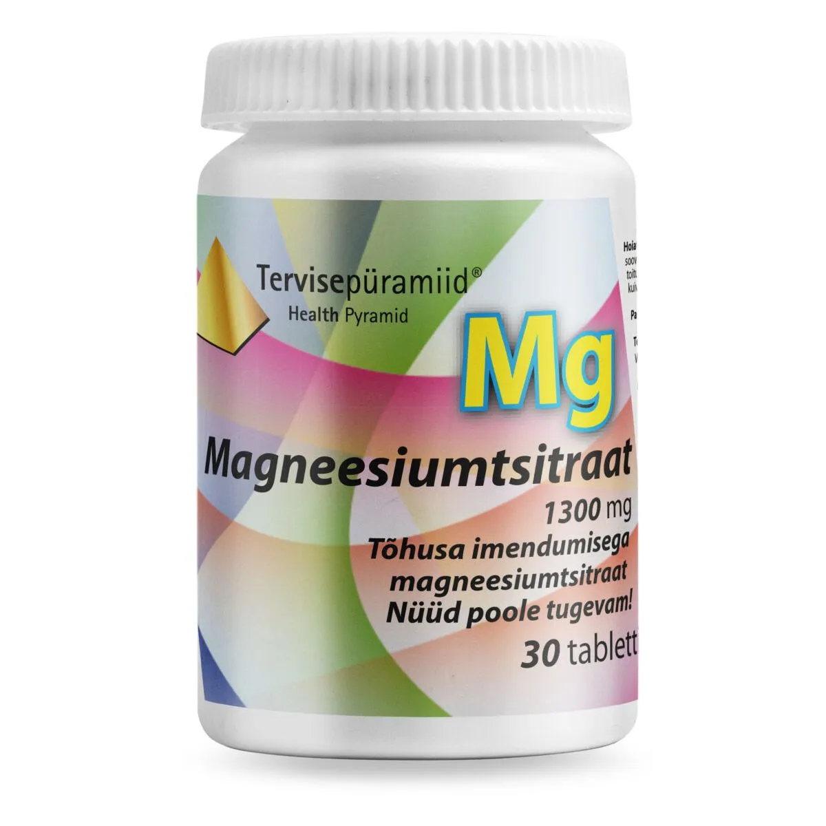 TERVISEPÜRAMIID MAGNEESIUMTSITRAAT TBL 1300MG N30 UUS - Product Image