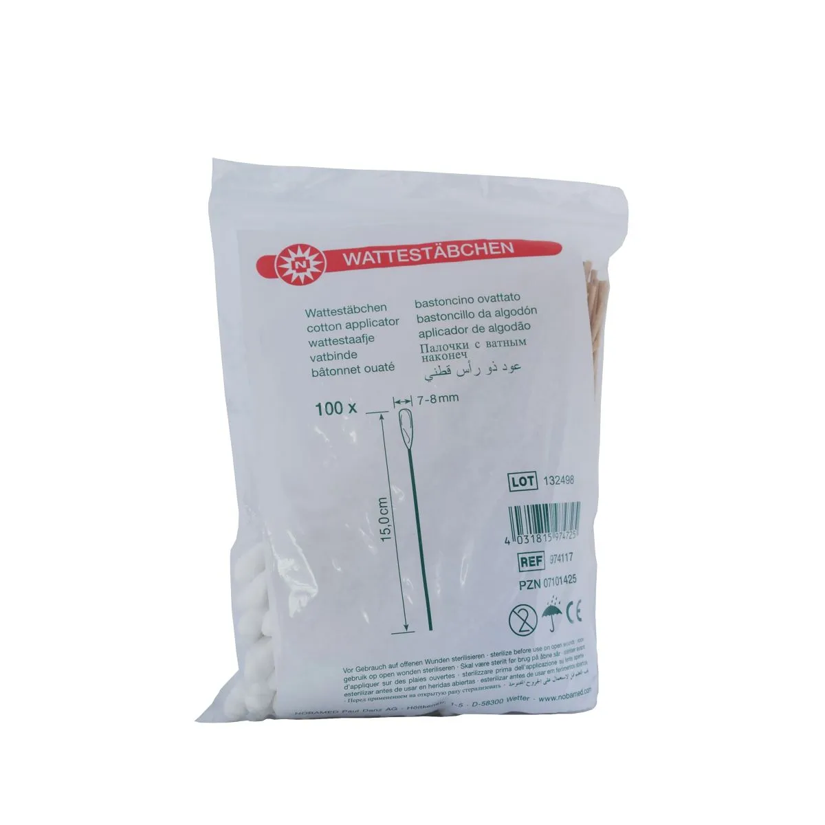 NOBA VATITIKUD PIKAD 15CM 7-8MM N100 - Product Image