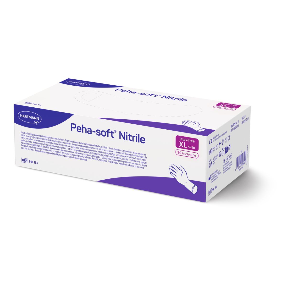 PEHA-SOFT KINDAD NITRILE PUUDRIVABAD XL N90 - Product Image