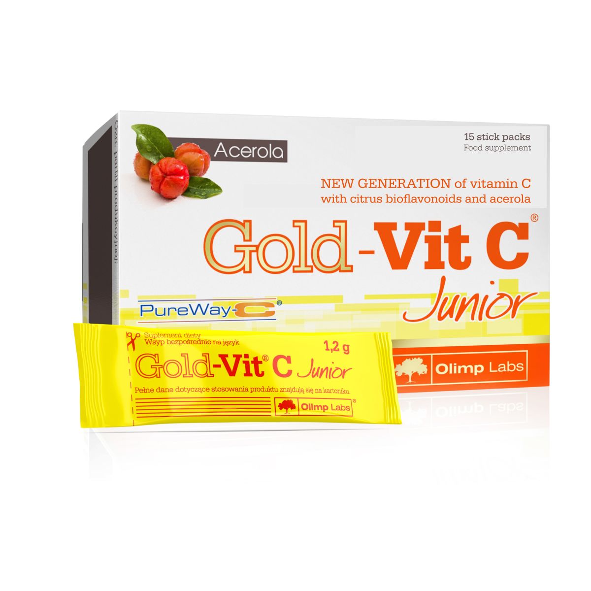 OLIMPLABS GOLD-VIT C JUNIOR PULBER VAARIKA N15 - Product Image