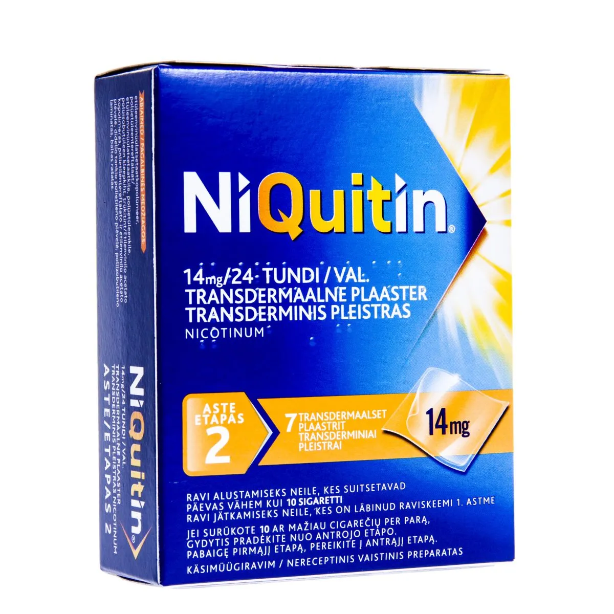 NIQUITIN TDP 14MG/24H N7 - Product Image