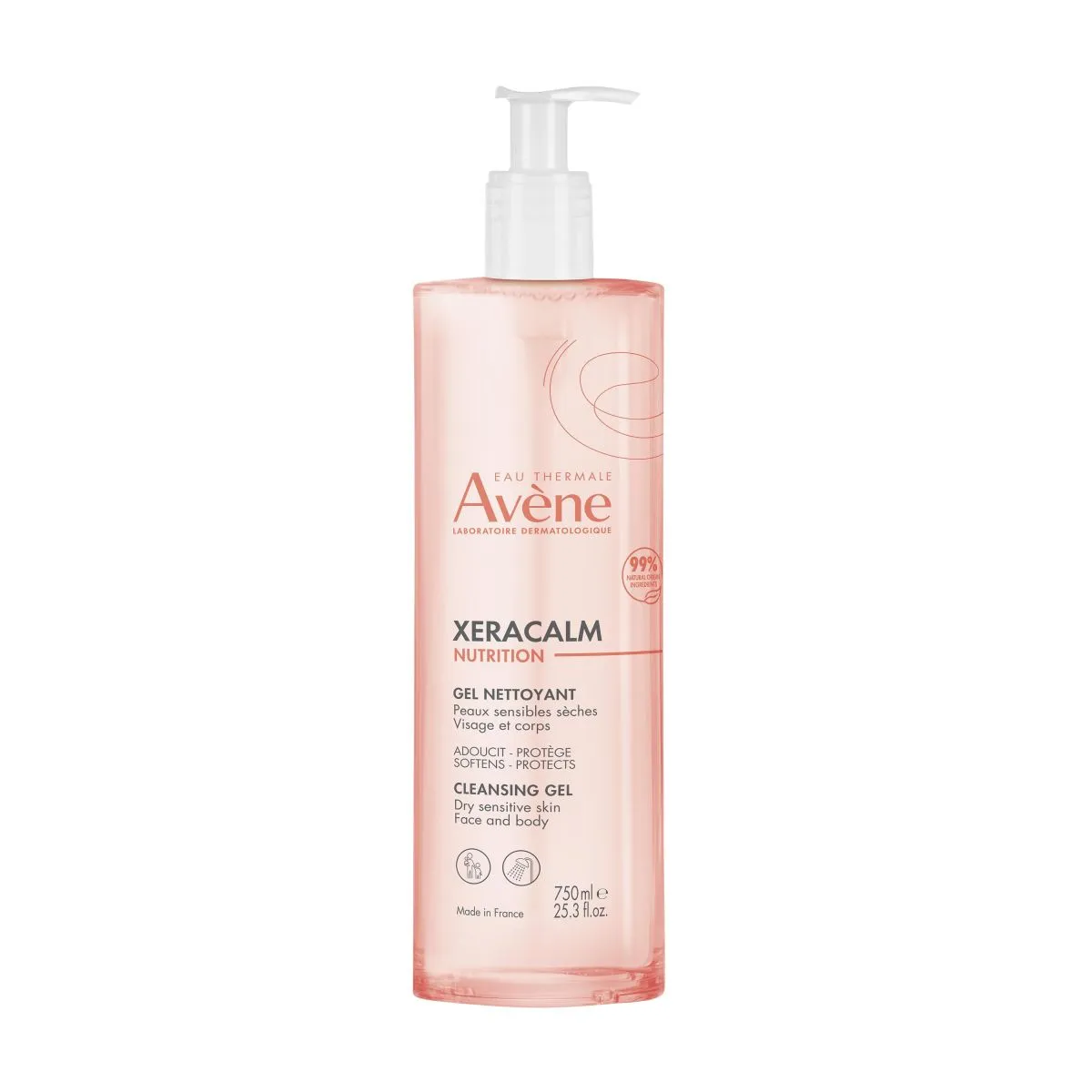AVENE XERACALM NUTRITION PESEMISGEEL 750ML - Product Image