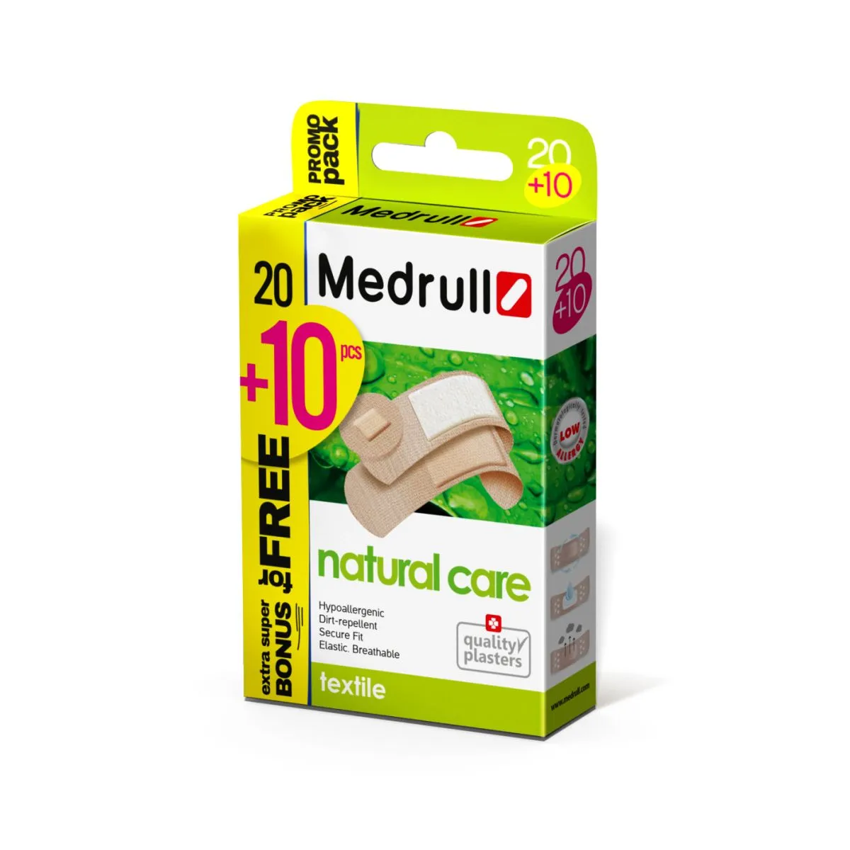 MEDRULL PLAASTER NATURAL CARE N20+10 - Product Image