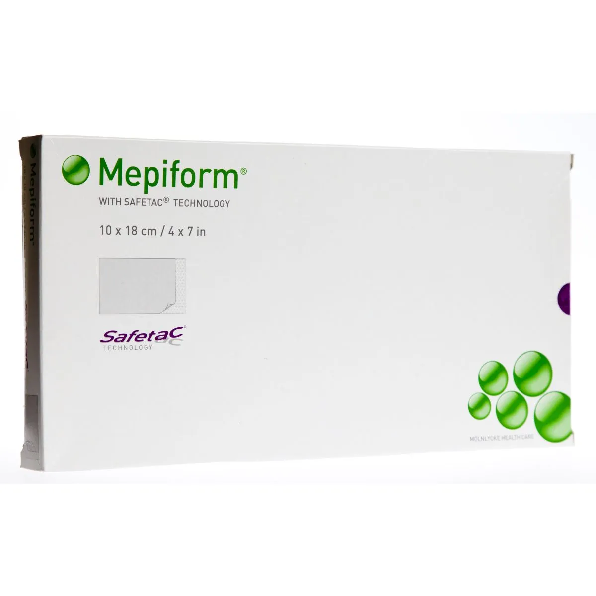 MEPIFORM SILIKOONPLAASTER STERIILNE 10X18CM N5 - Product Image