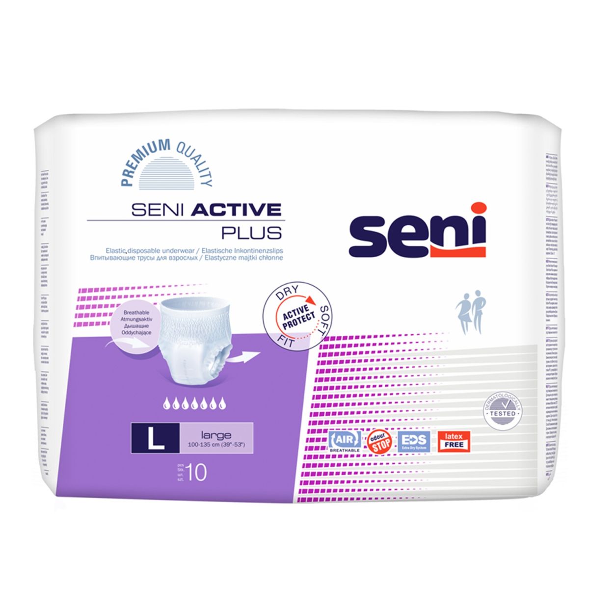 SENI ACTIVE PLUS IMAVAD PÜKSID L 2000ML N10 - Product Image