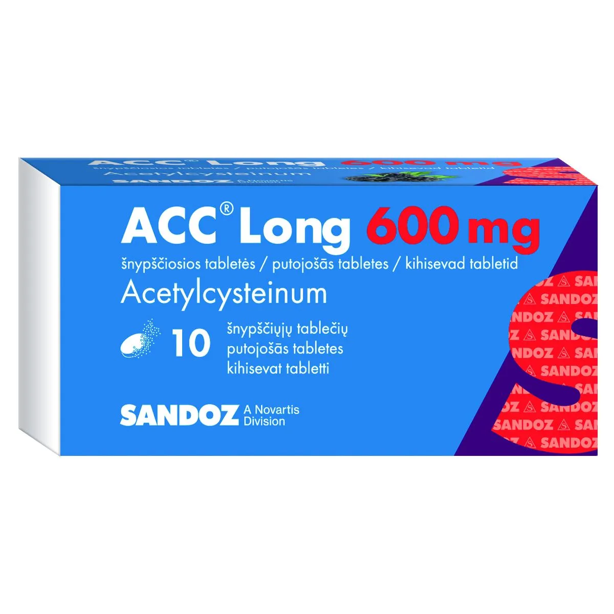 ACC LONG KIHISEV TBL 600MG N10 - Product Image