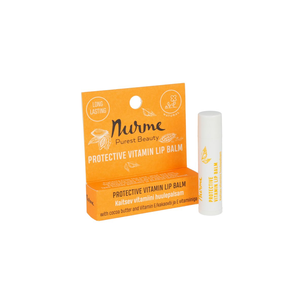NURME HUULEPALSAM VITAMIINI 4,5G (PULK) - Product Image 1