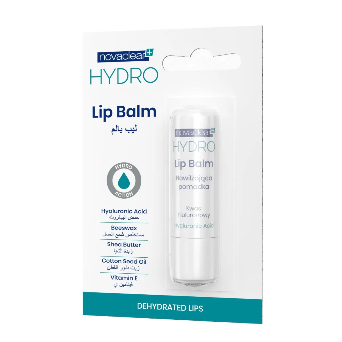 NOVACLEAR HYDRO HUULEPALSAM NIISUTAV 4,9G - Product Image