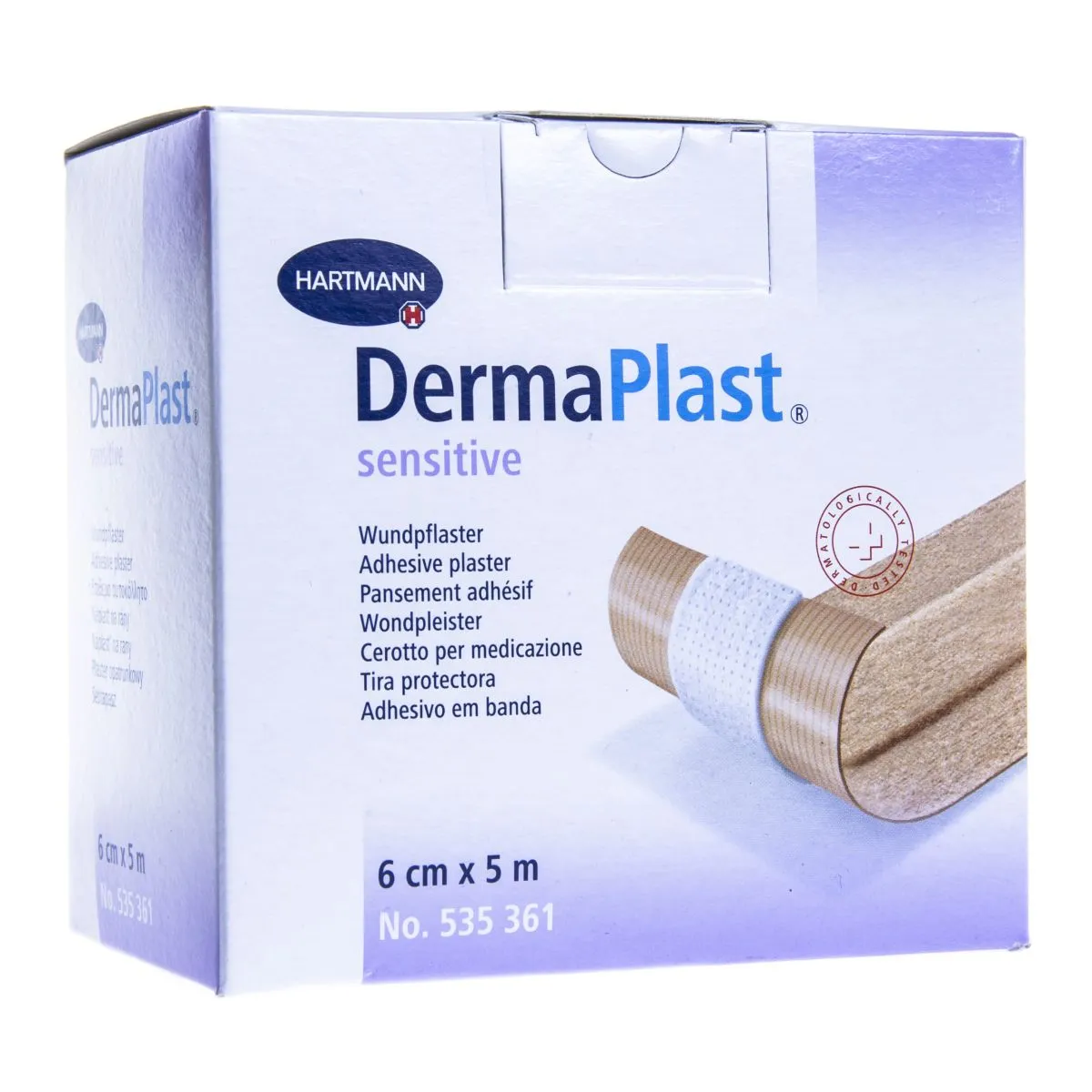 DERMAPLAST PLAASTER RULLIS SENSITIVE 6CMX5M - Product Image