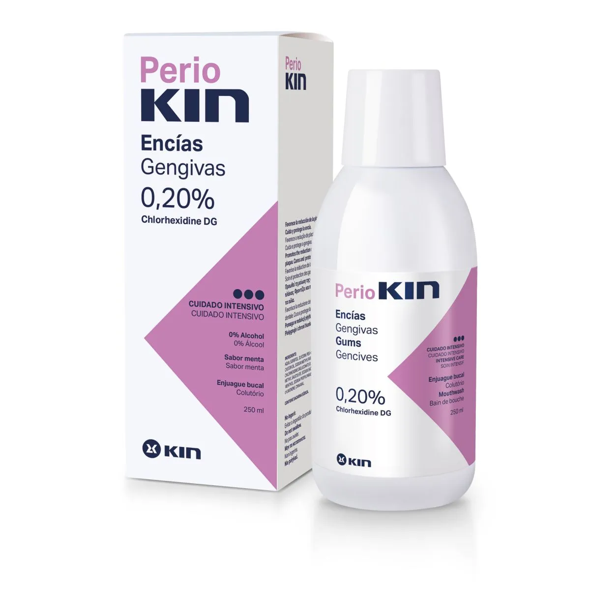 KIN PERIO KIN suuvesi 0,20% kloorheksidiiniga 250ml - Product Image