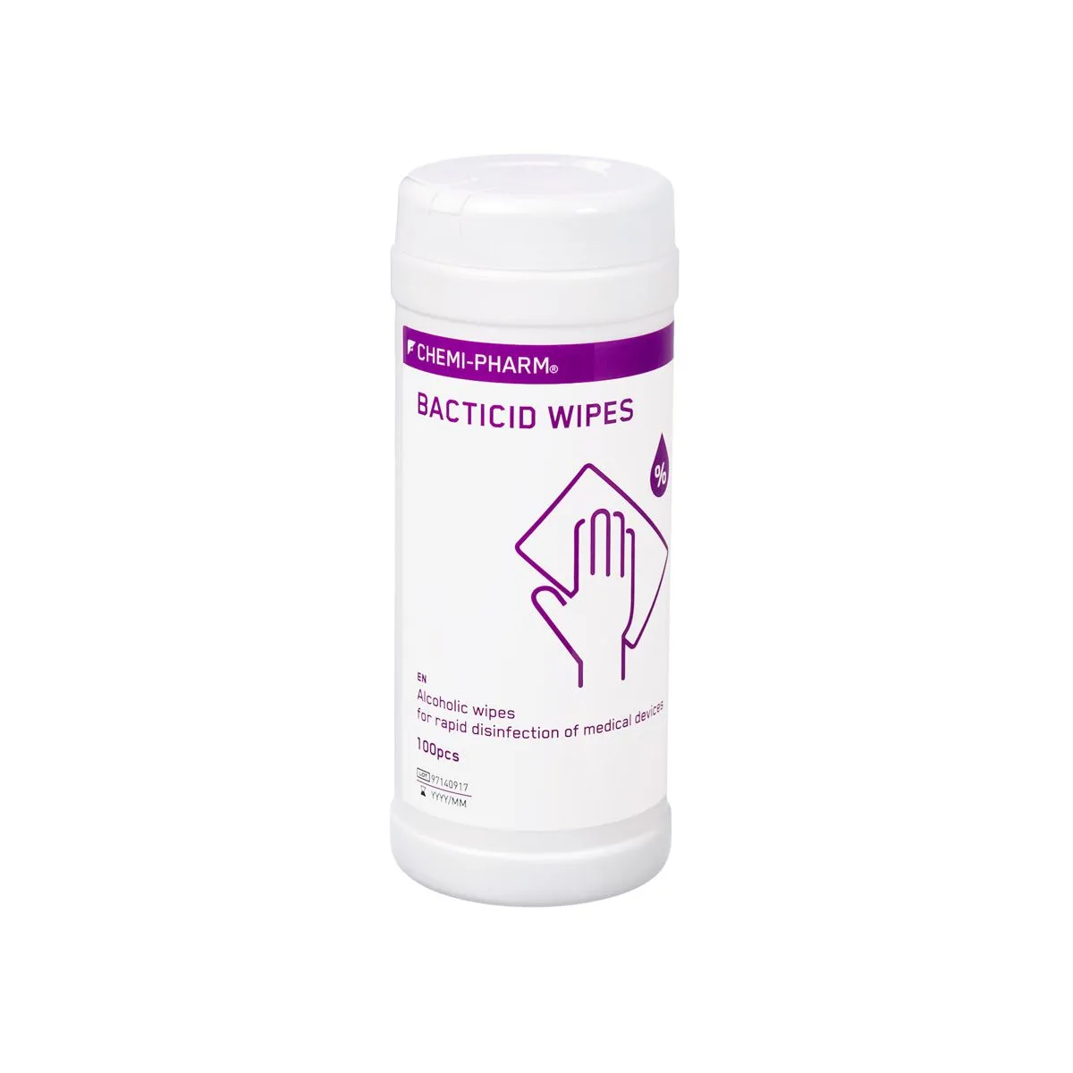 CHEMIPHARM BACTICID WIPES SALVRÄTIKUD N100 (PURGIS) - Product Image