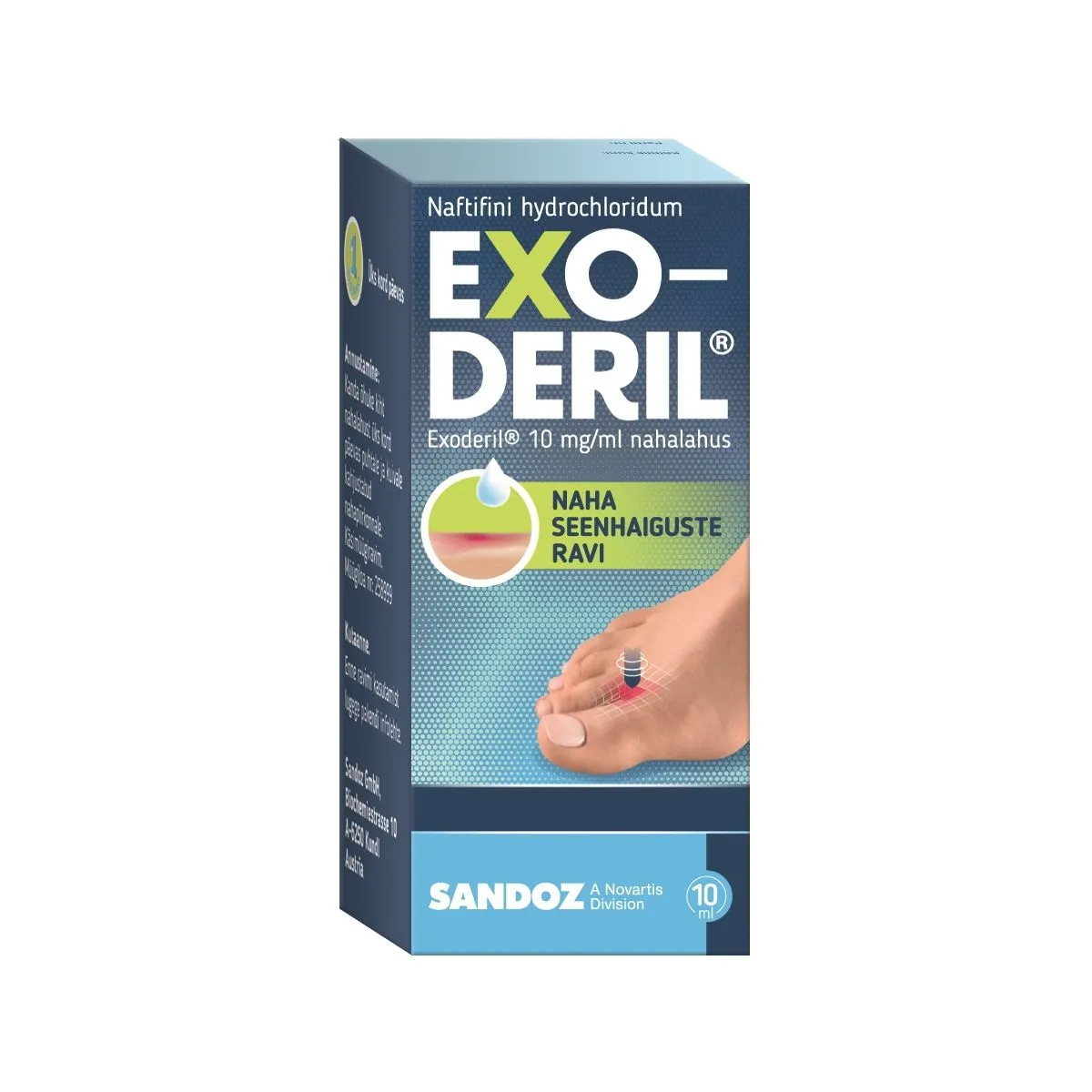 EXODERIL NAHALAHUS 1% 10ML - Product Image