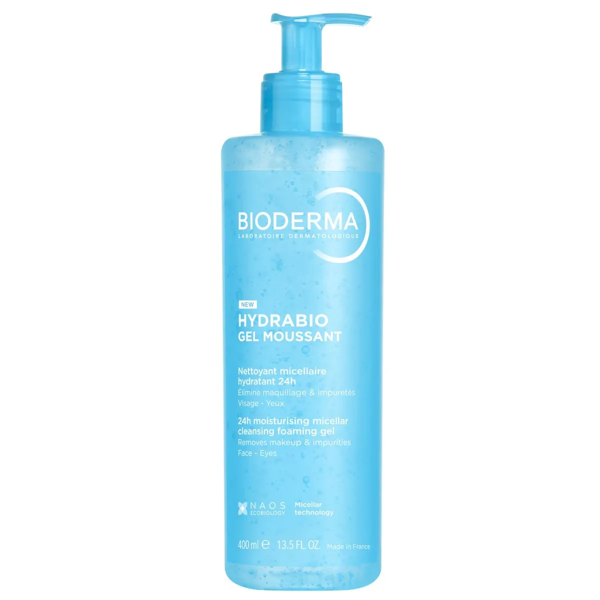 BIODERMA HYDRABIO NÄOPESUGEEL 400ML - Product Image