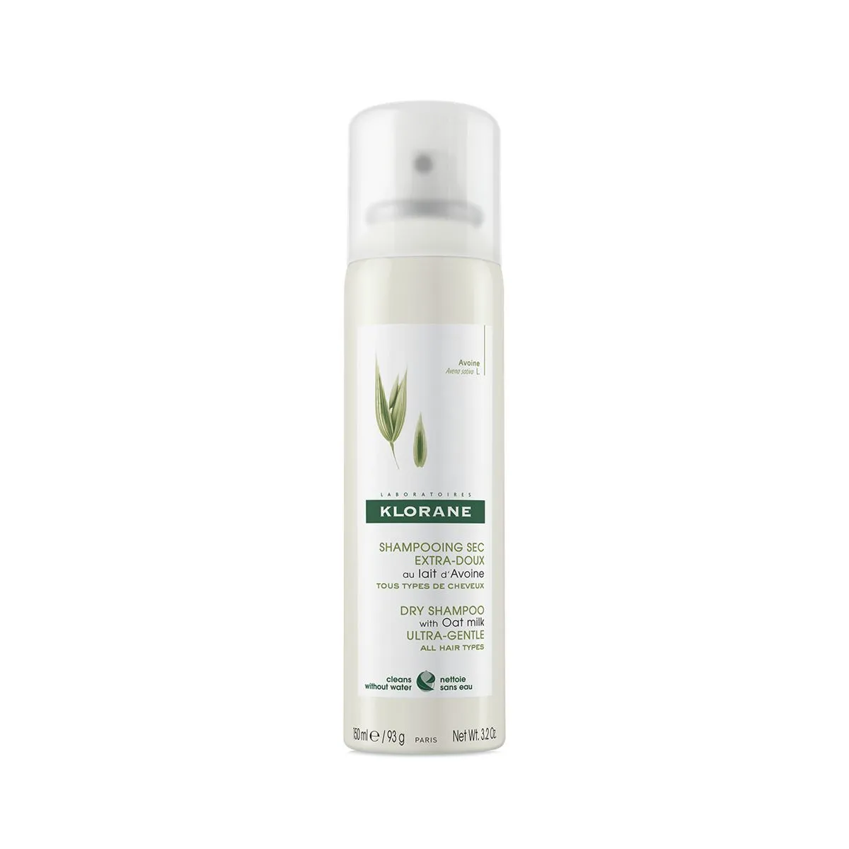 KLORANE KUIVSHAMPOON KAERAPIIMAGA 150ML - Product Image