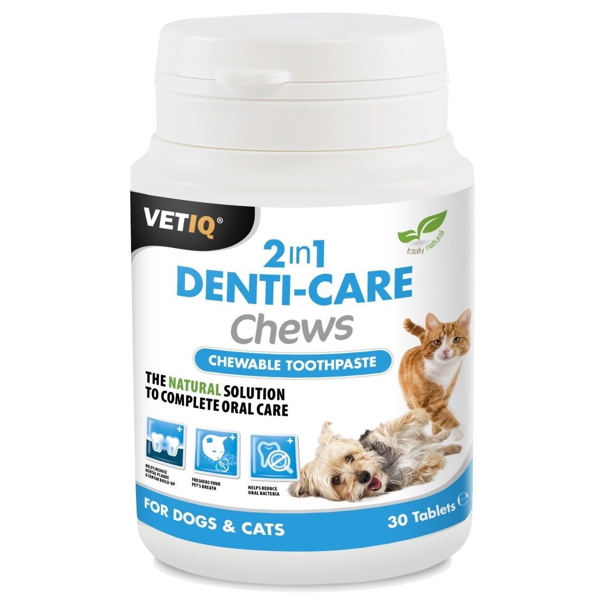 Mark & Chappell Denti-Care kassi/koera täiendsööt, tabletid 30 tk - Product Image