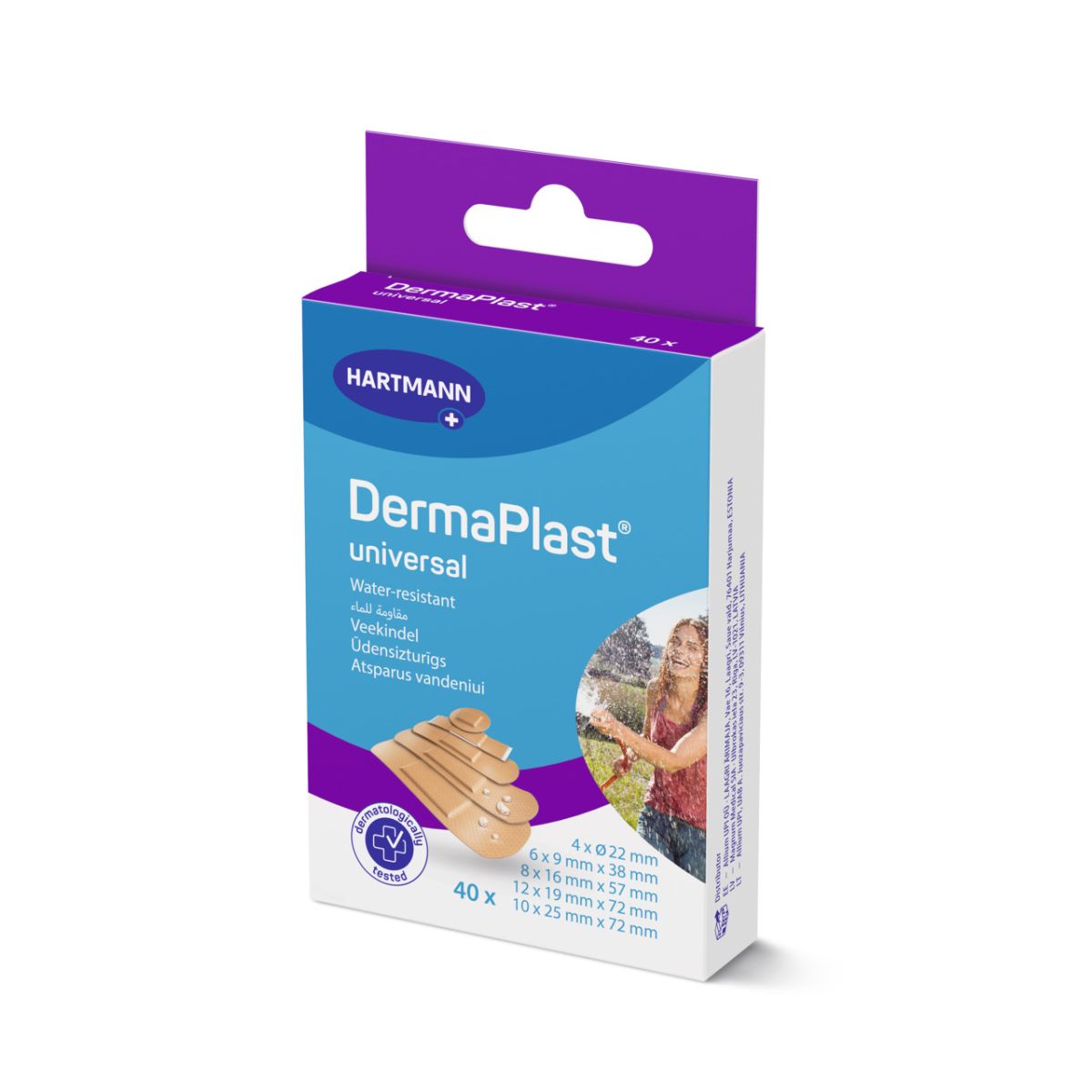 DERMAPLAST PLAASTRID UNIVERSAL N40 (5 SUURUST) - Product Image